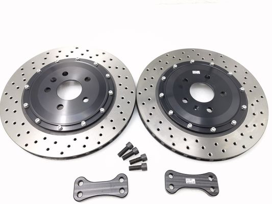 W177 Rear Wheel 355x12mm Drilled Brake Disc Brake Bracket Center Hat